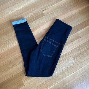 Indigo Uniqlo stretchy maternity full-panel skinny jeans